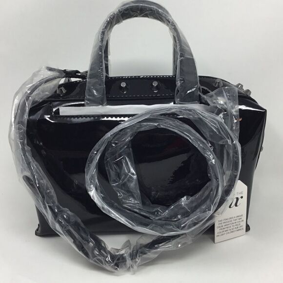 The Fix Zoe Studded Metallic Bowler Satchel (D4) - Picture 1 of 7